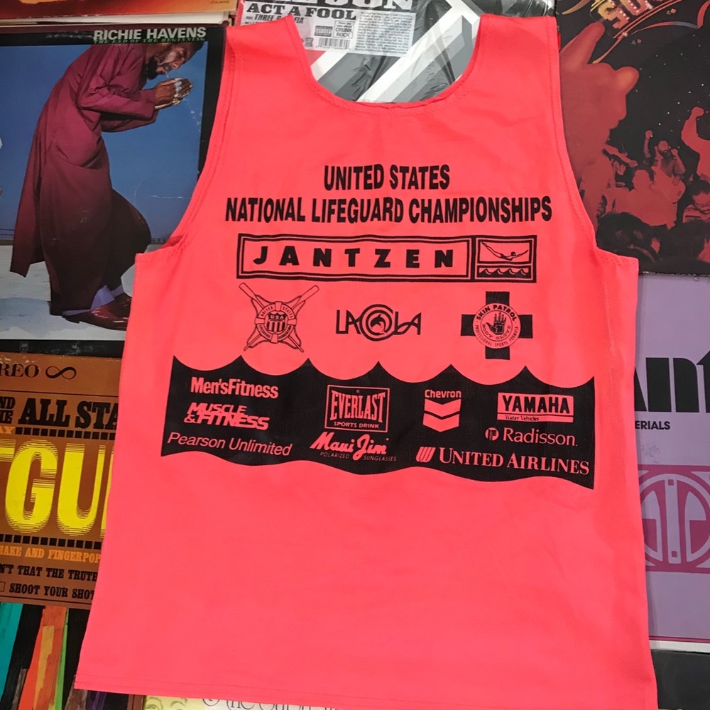 Swim Tank Top Jersey Rashguard Lifeguard Contest
